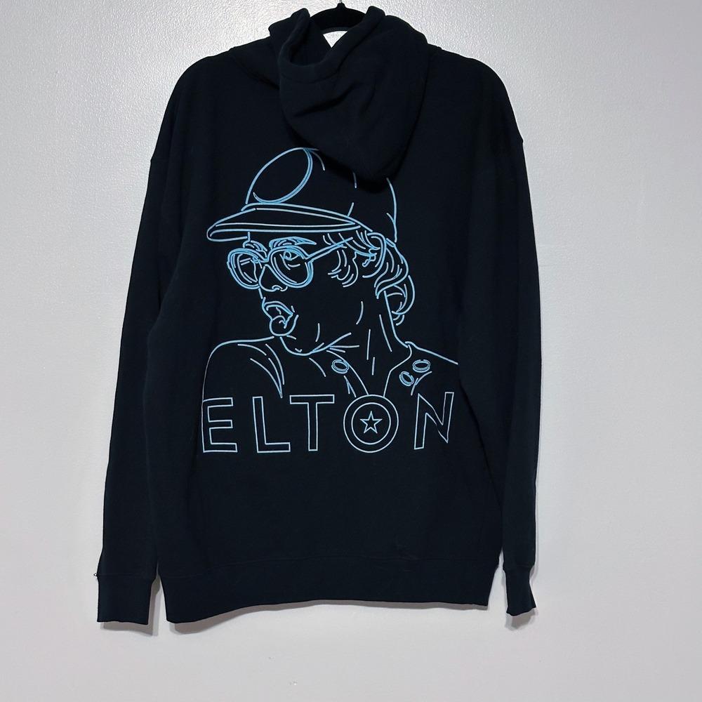 Elton John Farewell Yellow Brick Road‎ Tour hoodie Size Large